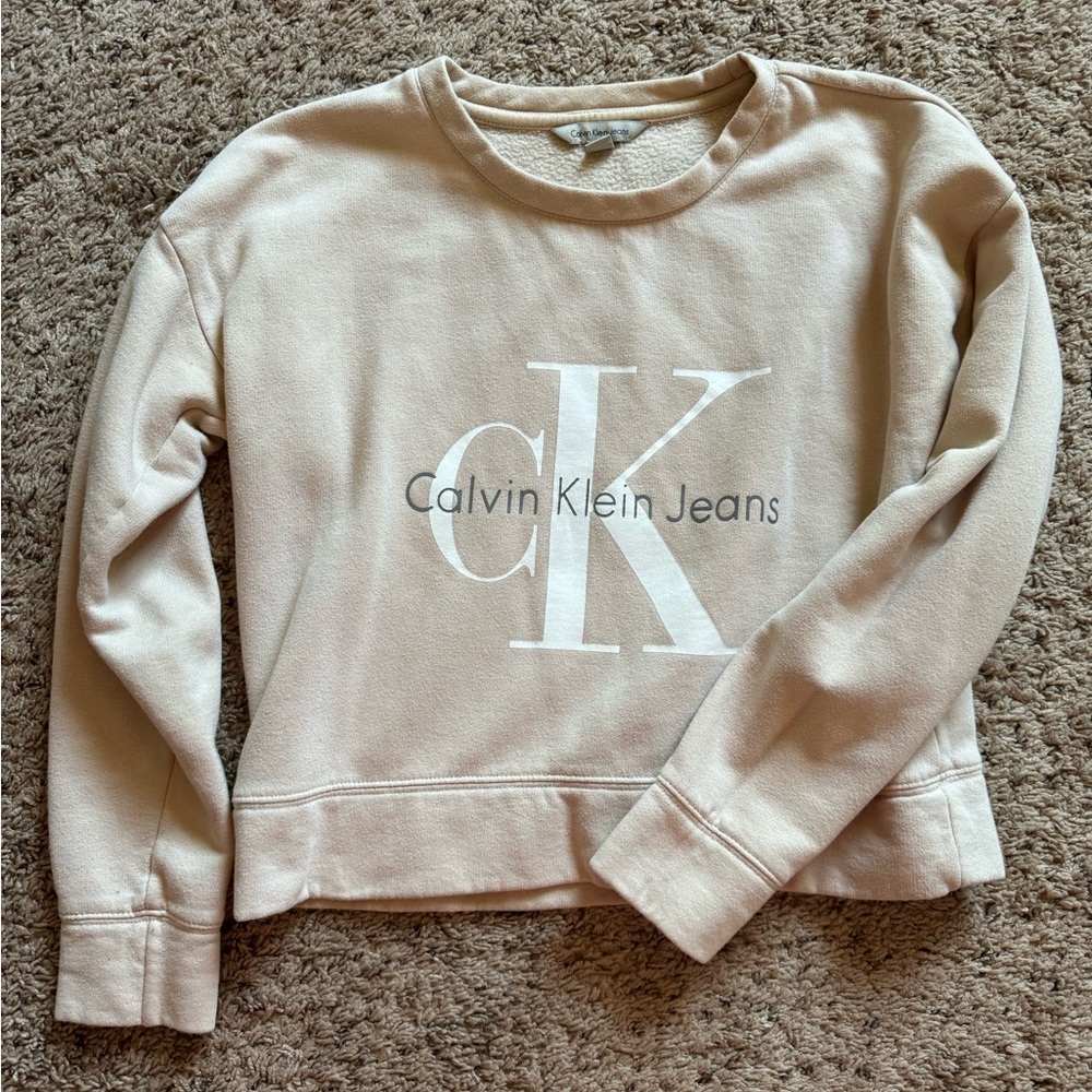 Cropped Calvin Klein Crew Neck
